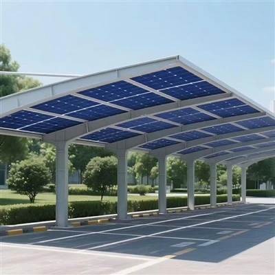 Scistema de pannelli solari Carport